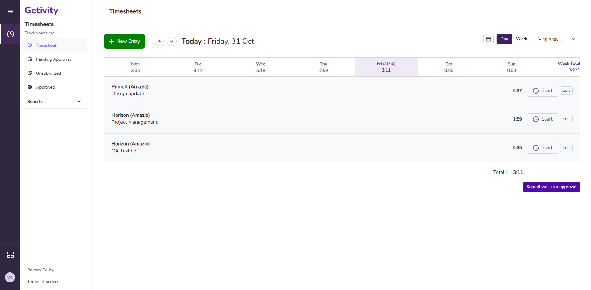 timesheets